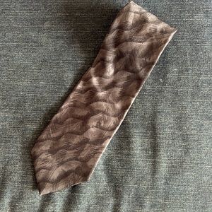 🇺🇸🍁Black and grey silk necktie